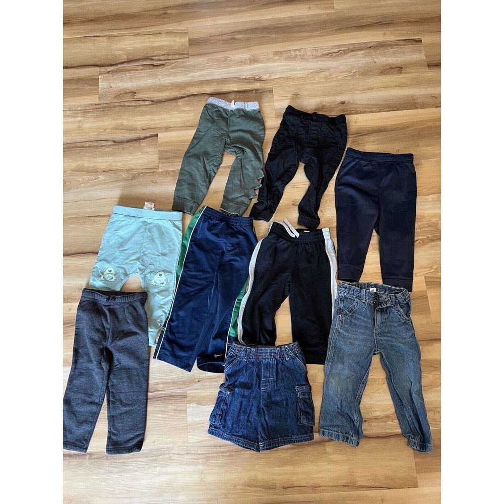 Baby Boy Bundle 24m 9 Pants Variety Brand